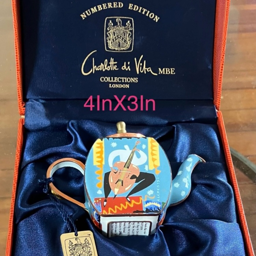 Blue Teapot Ornament